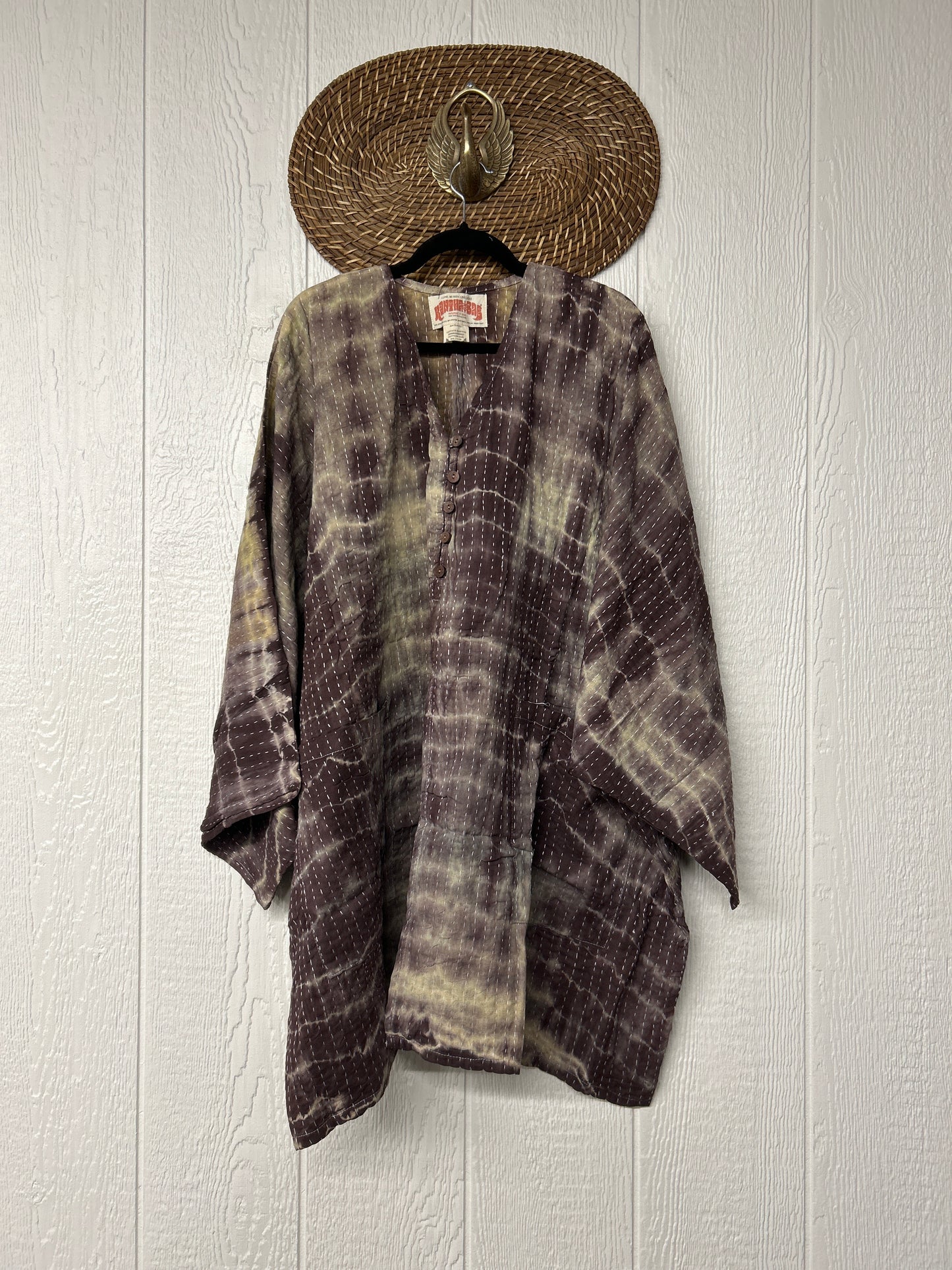 Pareo Kantha Gaia Split Tunic 0526 020