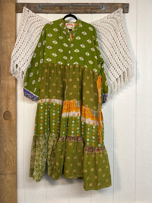 Pareo Kantha Luminous Maxi Dress 0126 220