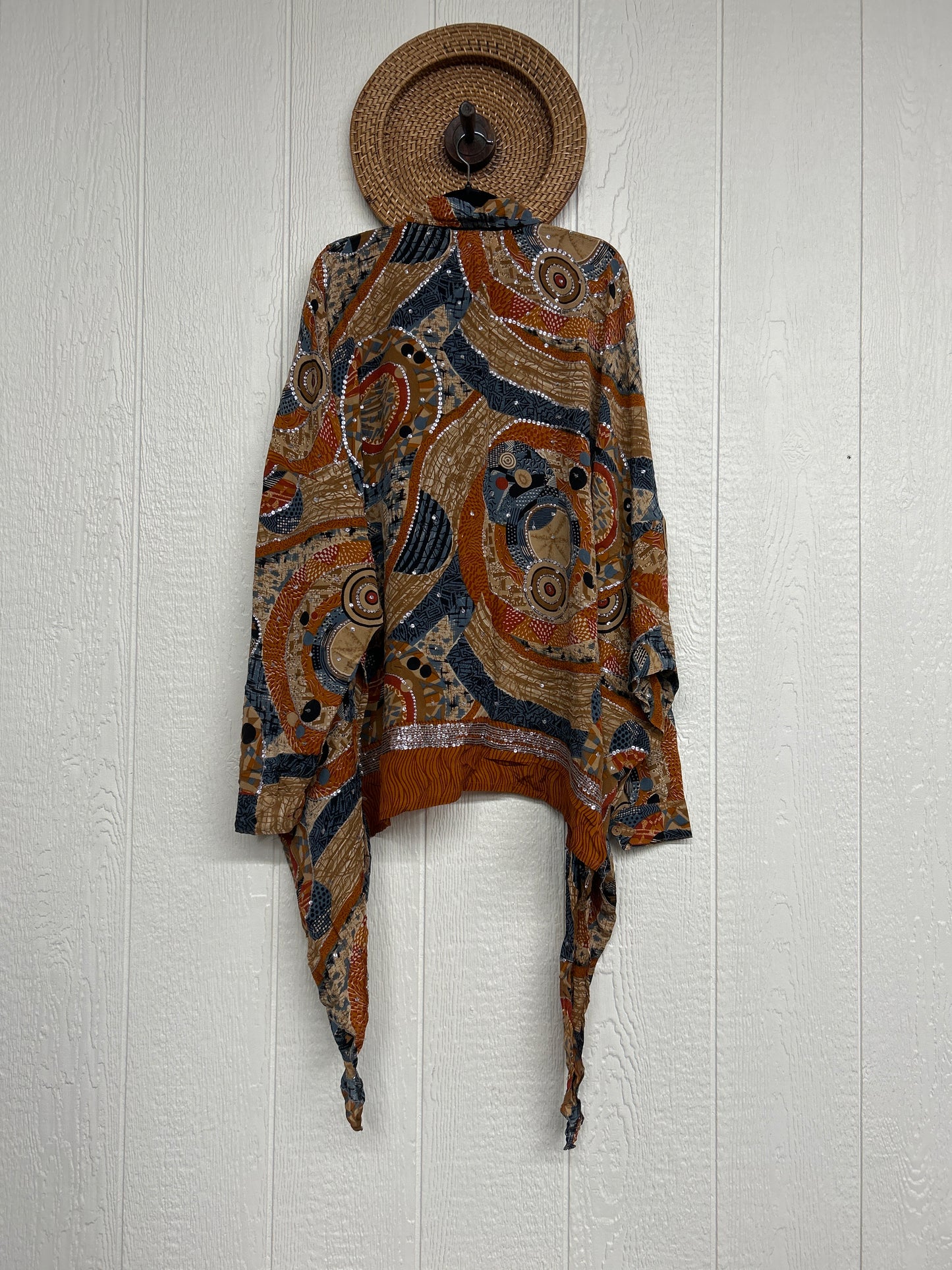 Crepe Sari Nirvana Button Down 1125 192