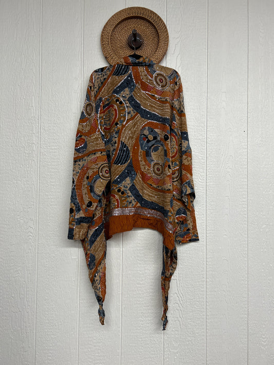 Crepe Sari Nirvana Button Down 1125 192