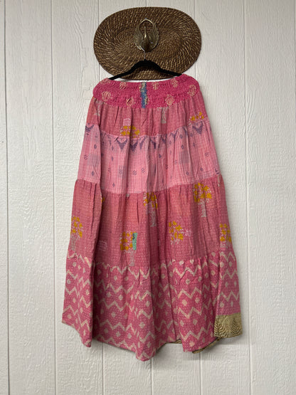 Pareo Kantha Lotus Maxi Skirt 0826 169