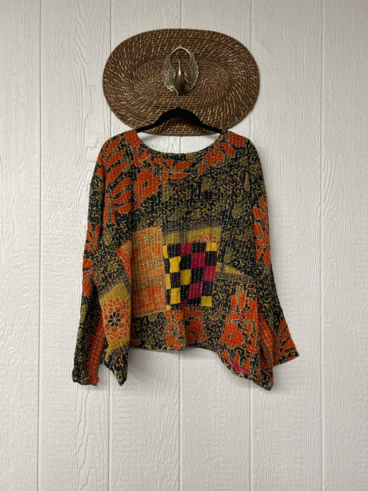 Pareo Kantha Wanderer Pocket Crop Top 0226 186