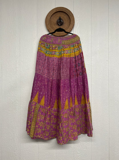 Pareo Kantha Lotus Maxi Skirt 0826 076