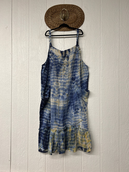 Aura Edit Pareo Kantha Joplin Dress 0726 001