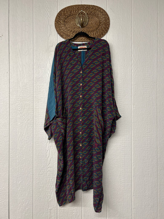 Crepe Sari Gaia Duster Dress 0826 019
