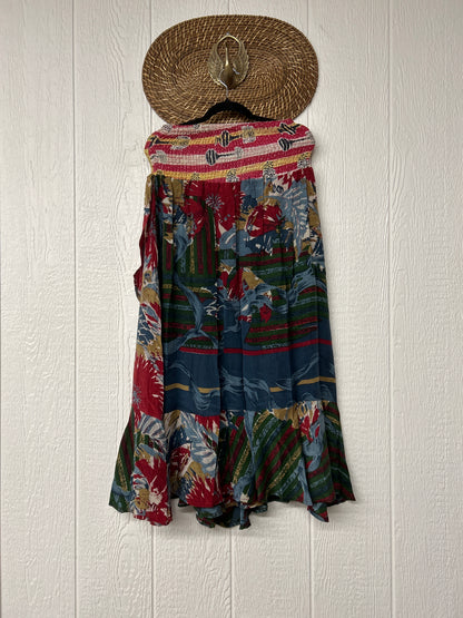 Crepe Sari Inner Peace Wrap Skirt 0626 245