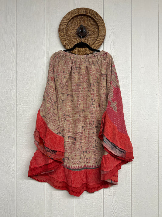Pareo Kantha Wild Rose Skirt 0426 152
