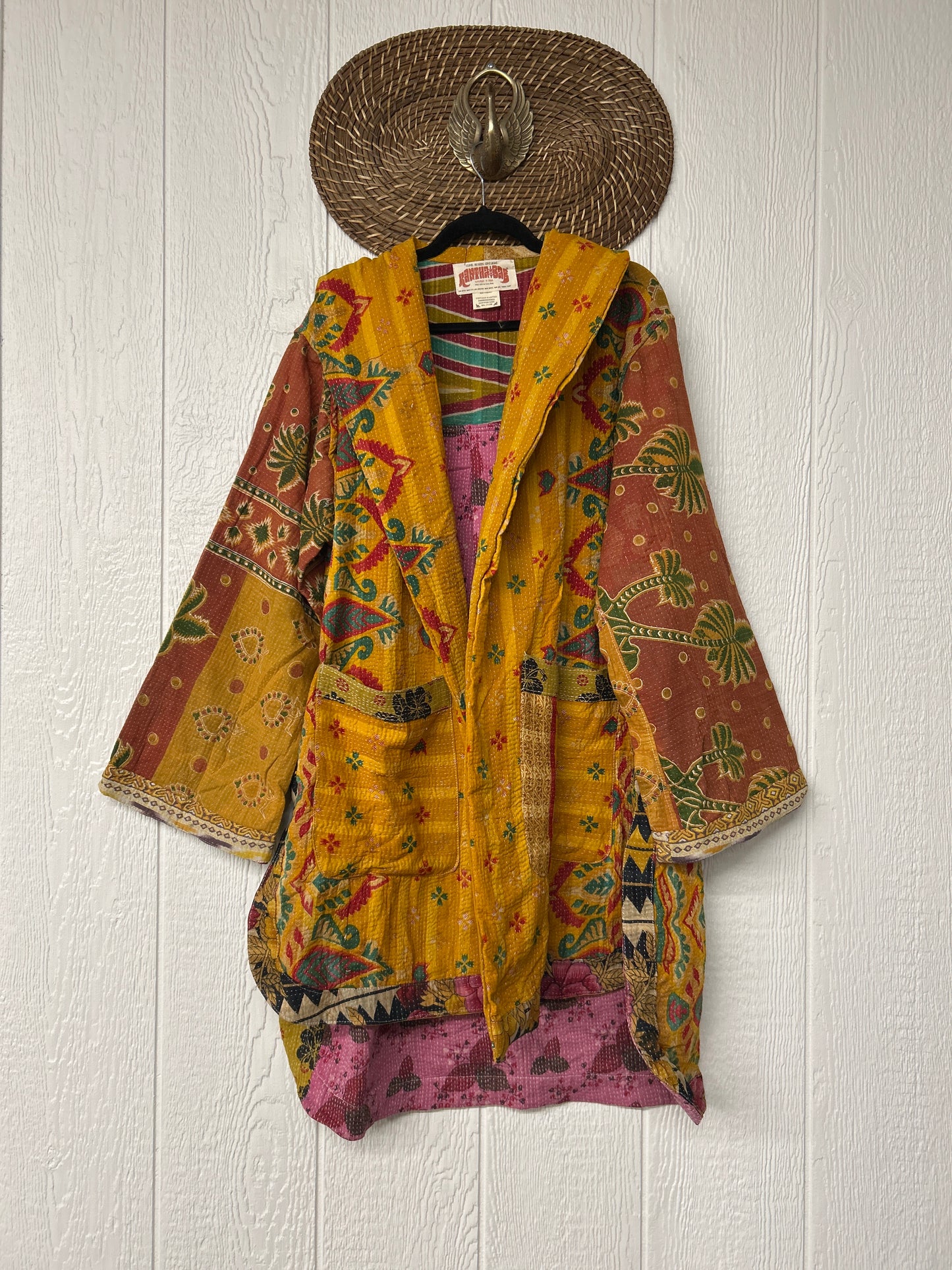 Fine Kantha Drifter Coat 1125 095