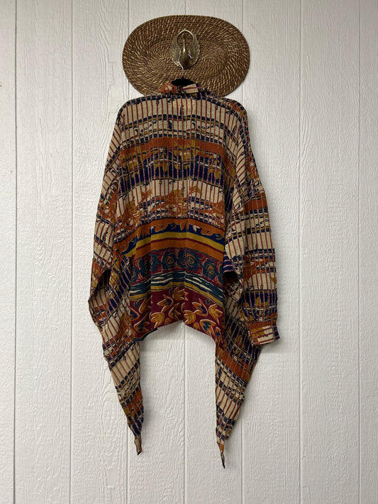 Crepe Sari Nirvana Button Down 1125 028