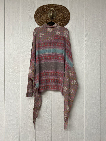 Crepe Sari Nirvana Button Down 1125 045