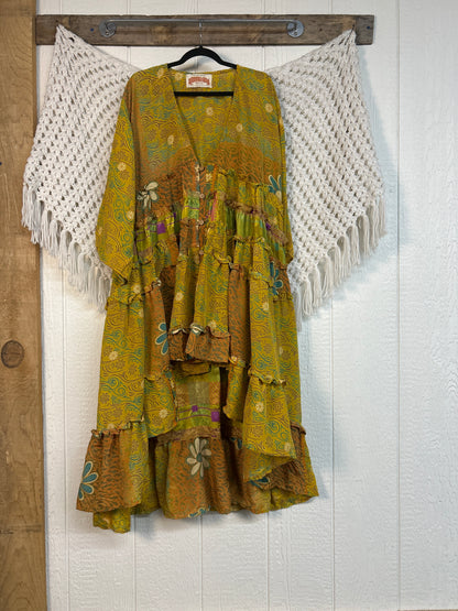 Rasgulla Sari Rhiannon Kimono 0826 109
