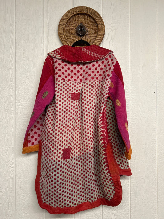 Fine Kantha Drifter Coat 1026 024