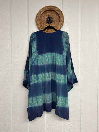 Aura Edit Crepe Sari Gaia Split Tunic 0726 025