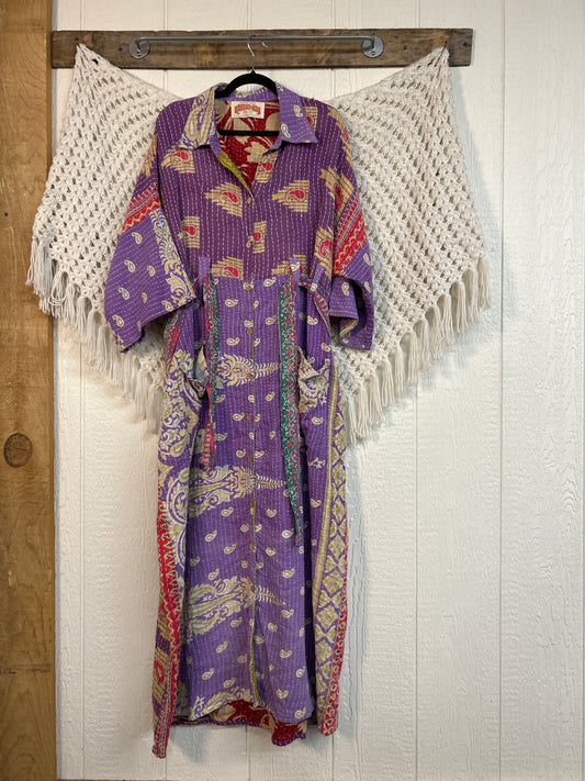 Pareo Kantha Gravity Duster Dress 0226 152