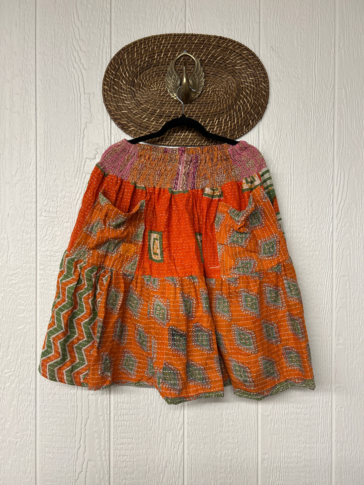 Pareo Kantha Meadow Skirt 0826 074