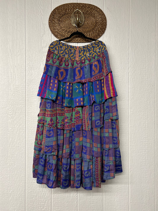 Rasgulla Sari Venus Ruffle Maxi 1125 077