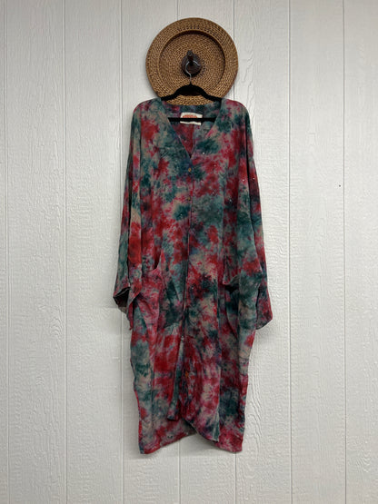 Crepe Sari Gaia Duster Dress 0426 031