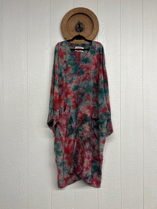 Crepe Sari Gaia Duster Dress 0426 031