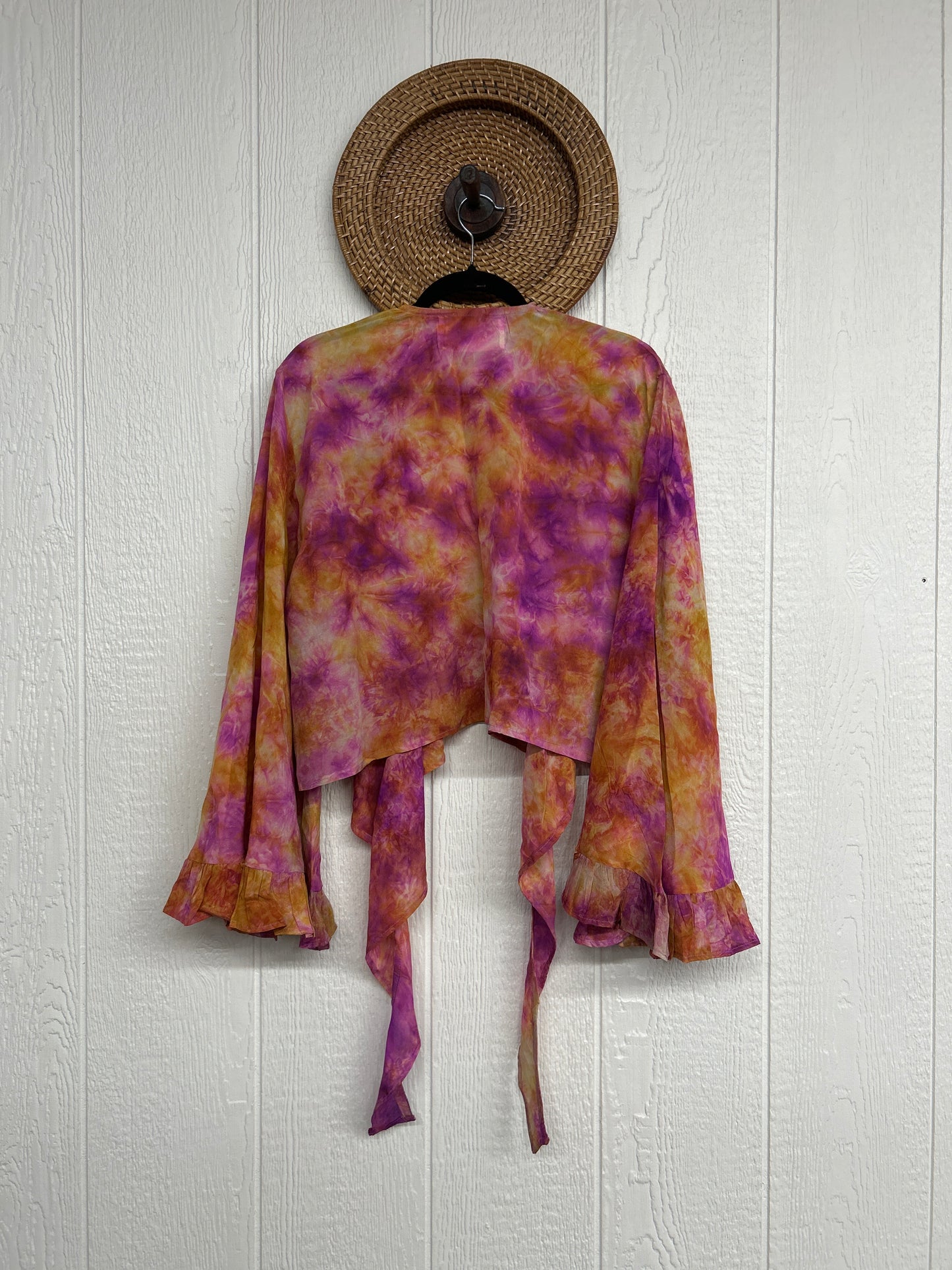 Crepe Sari Zeppelin Crop Shrug 0426 102