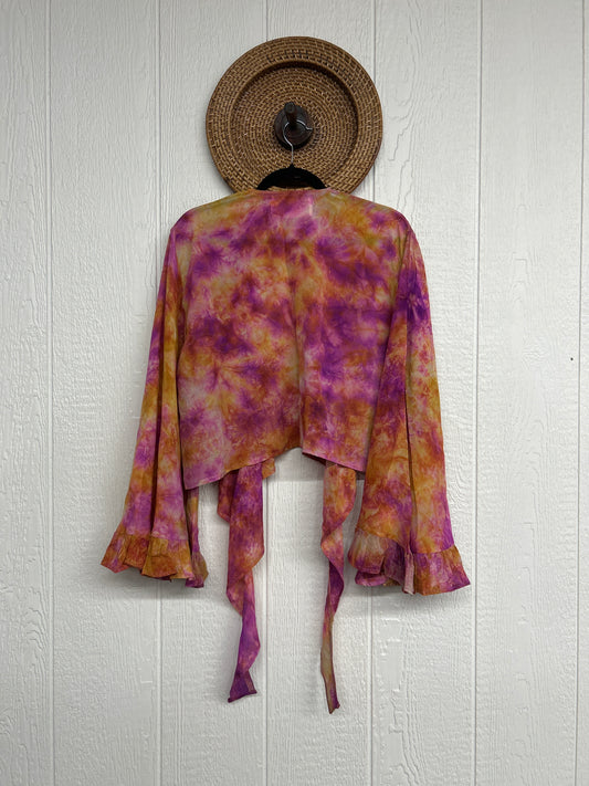 Crepe Sari Zeppelin Crop Shrug 0426 102