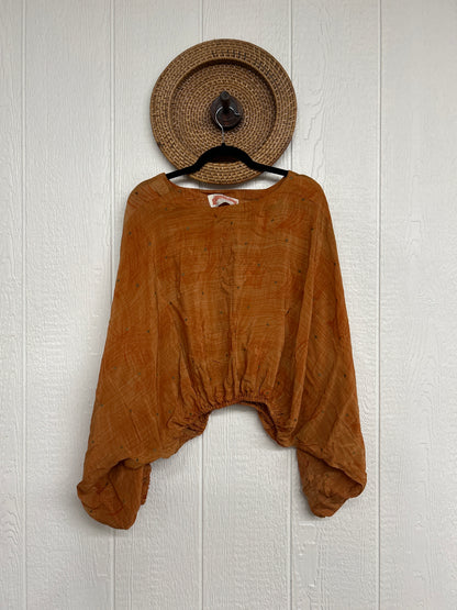 Crepe Sari Luna Crop Top 0126 067