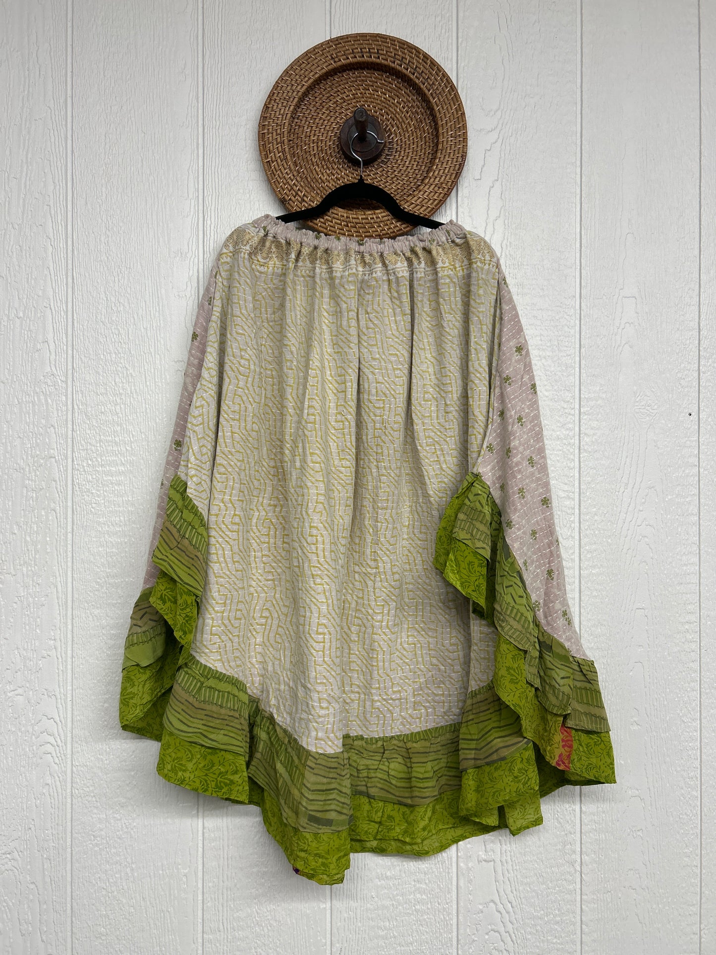 Pareo Kantha Wild Rose Skirt 0426 126