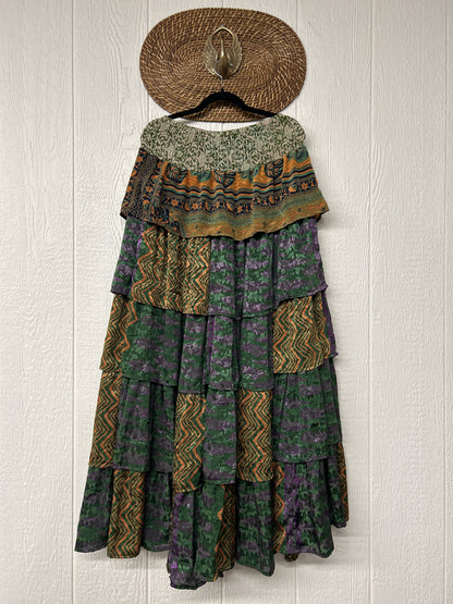 Rasgulla Sari Venus Ruffle Maxi 1125 058