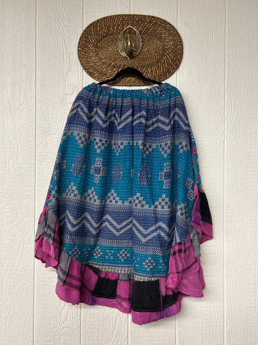Pareo Kantha Wild Rose Skirt 0426 046