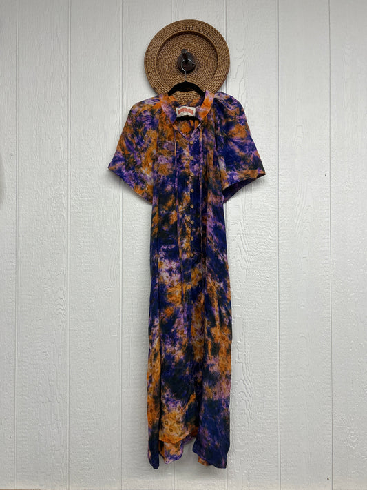 Crepe Sari Summer Woodstock Duster 0626 049