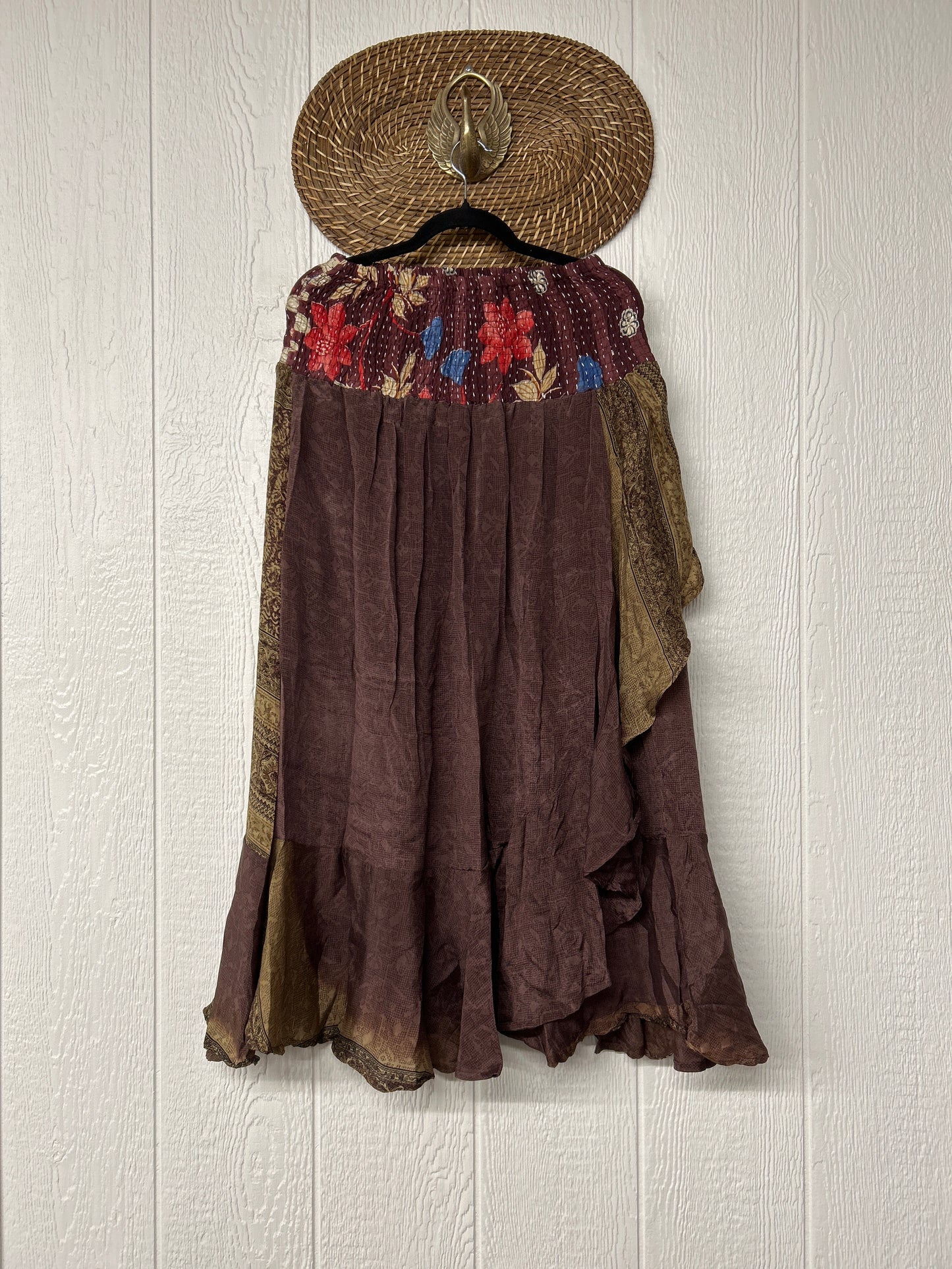 Crepe Sari Inner Peace Wrap Skirt 0626 189