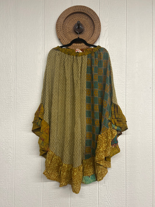 Crepe Wild Rose Skirt 1025 245