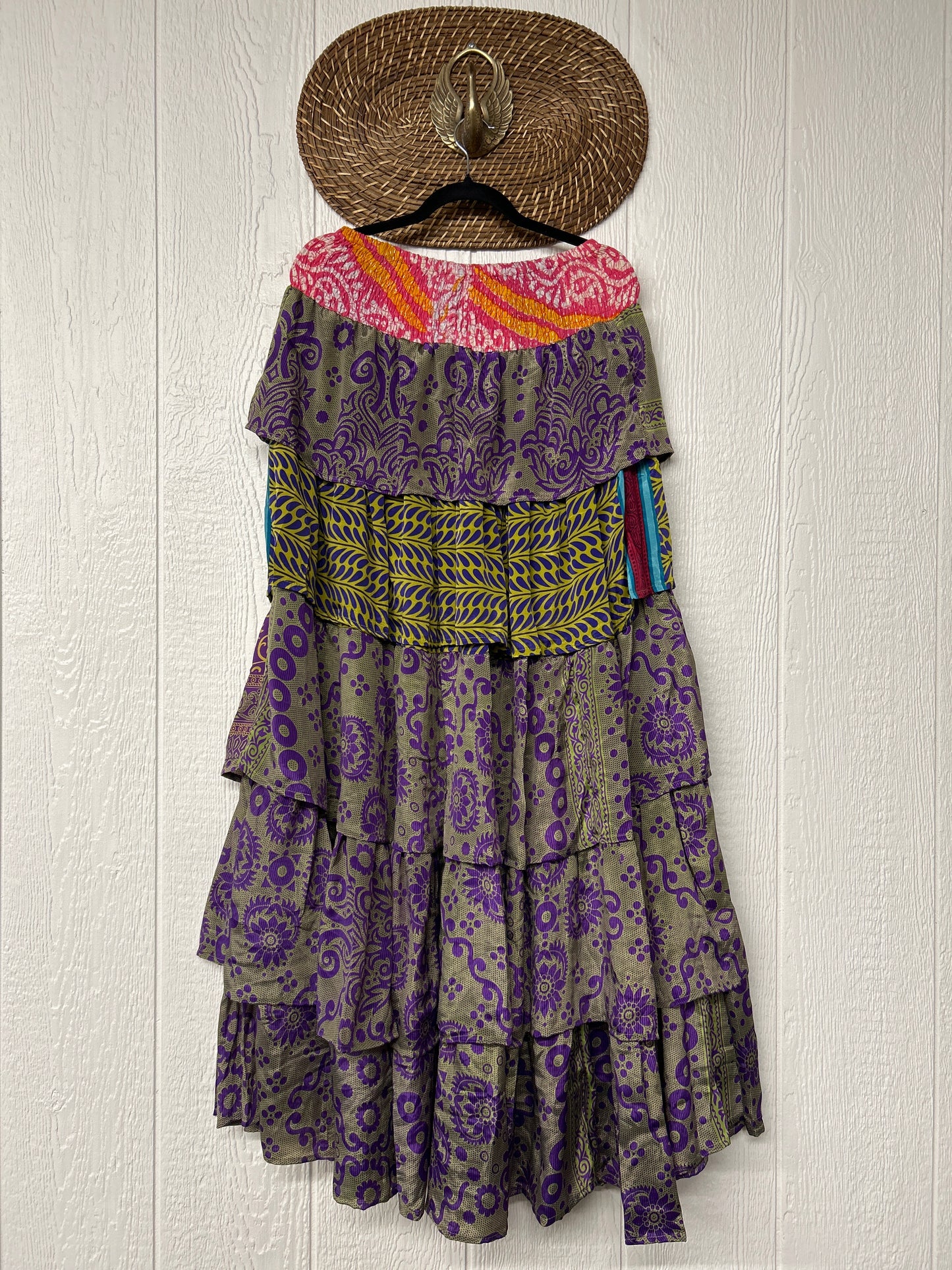 Rasgulla Sari Venus Ruffle Maxi 1125 083