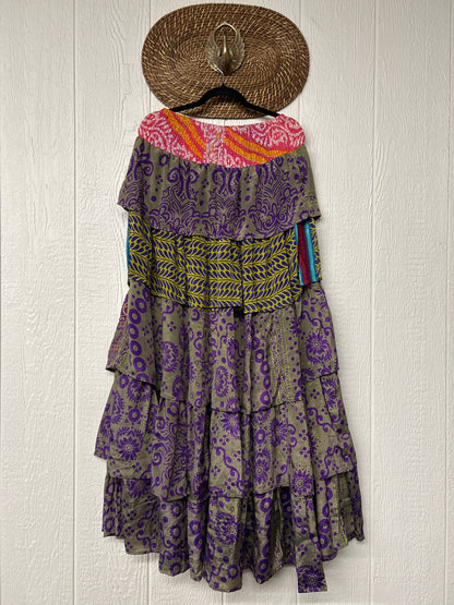 Rasgulla Sari Venus Ruffle Maxi 1125 083