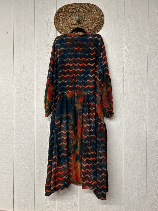 Crepe Sari Evermore Kimono 1026 034