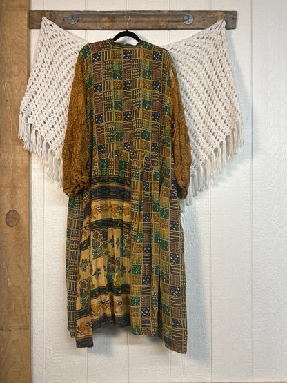 Crepe Sari Evermore Kimono 0326 127