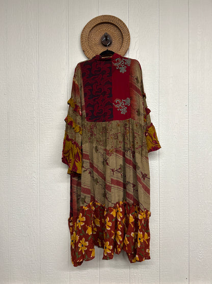 Crepe Sari Rhiannon Duster Dress 0226 145