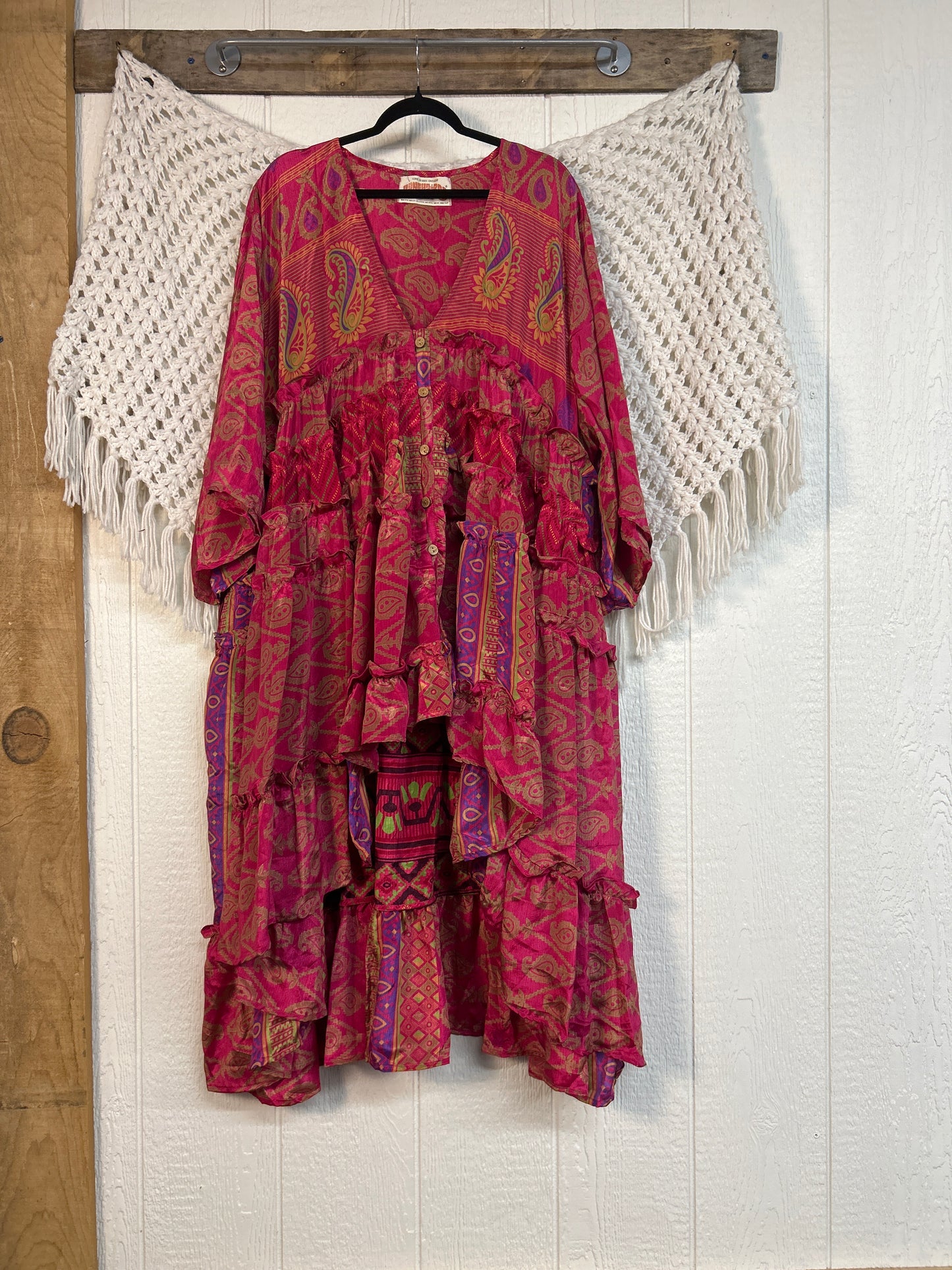 Rasgulla Sari Rhiannon Kimono 0826 053