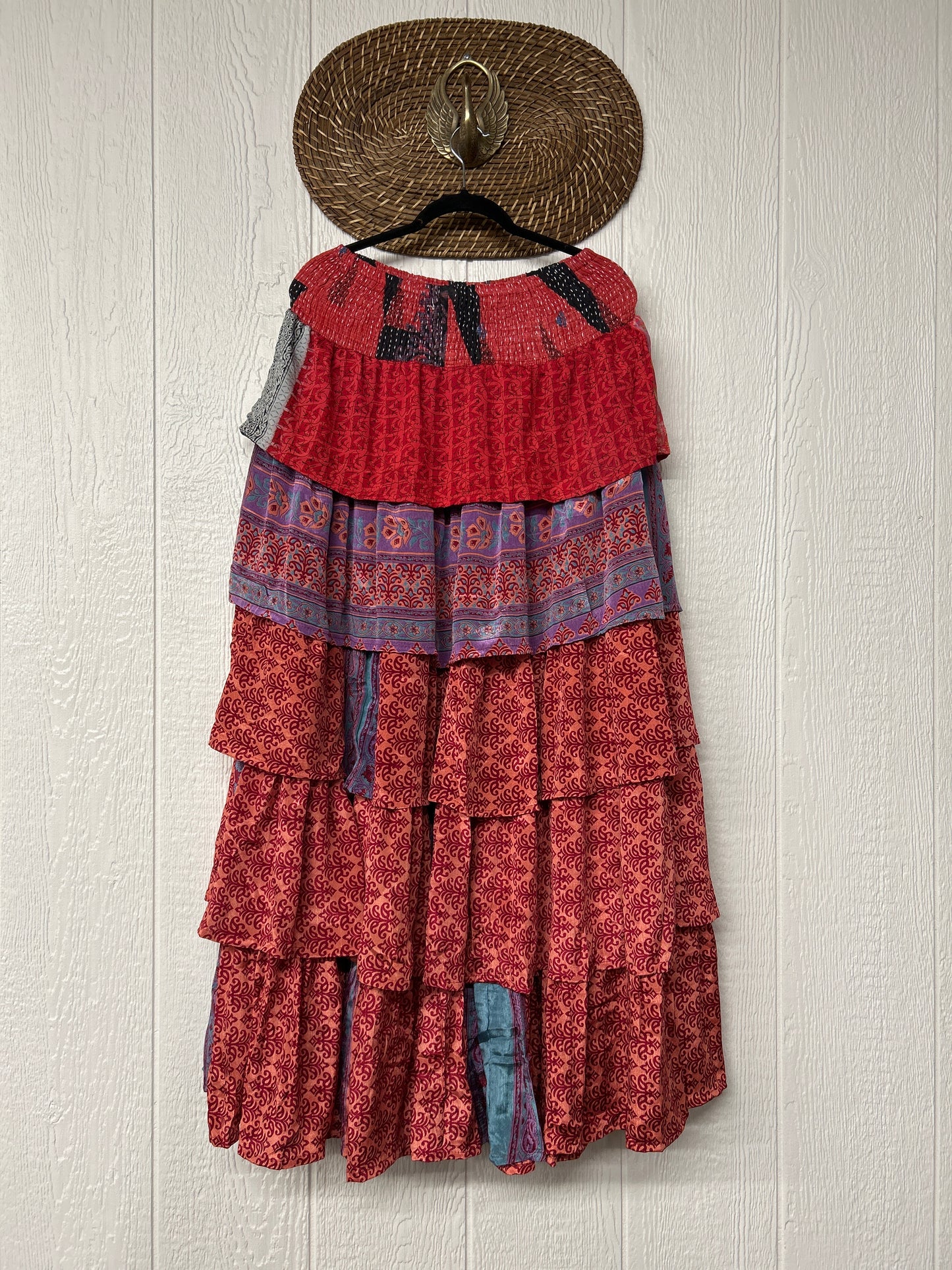 Rasgulla Sari Venus Ruffle Maxi 1125 032