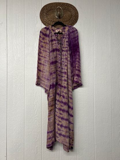 Crepe Sari Woodstock Duster Dress 0226 044