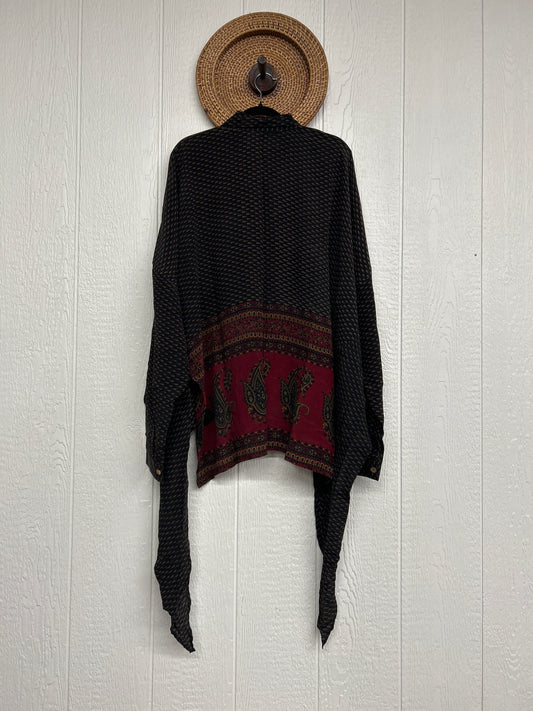 Crepe Sari Nirvana Button Down 1125 209