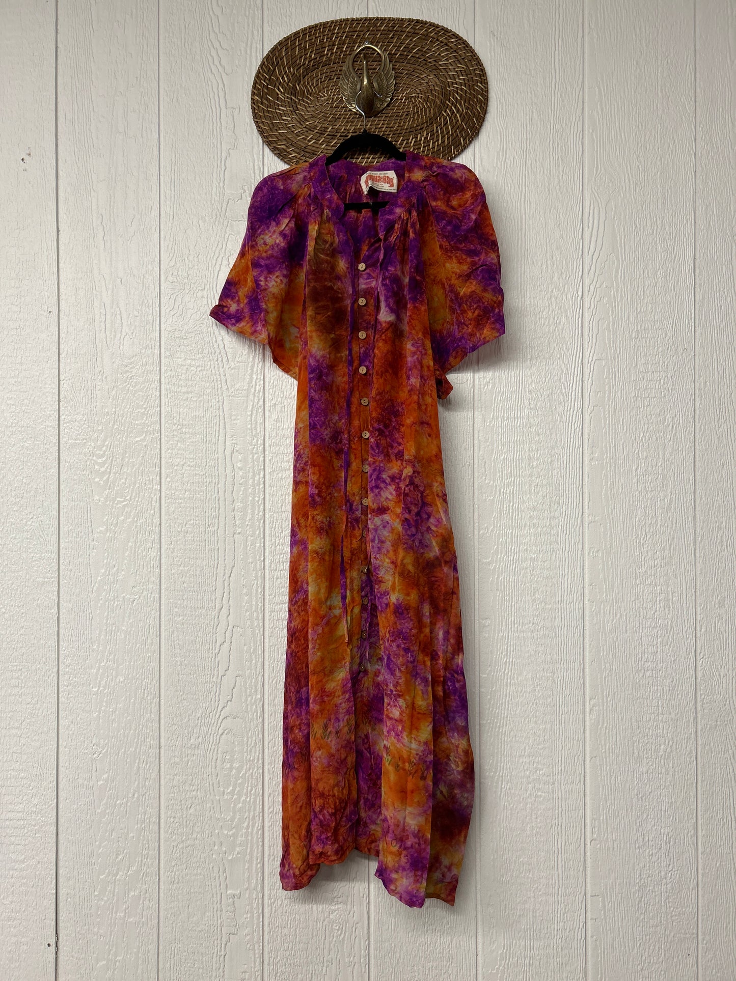 Crepe Sari Summer Woodstock Duster 0626 171