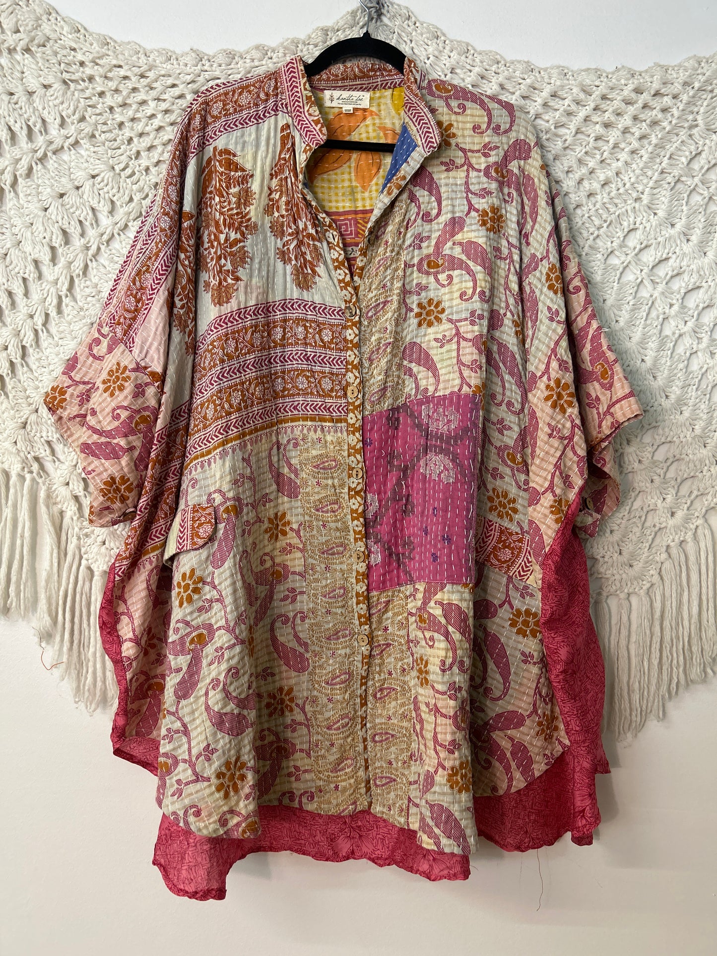 Pareo Kantha Free to Be Button Down
