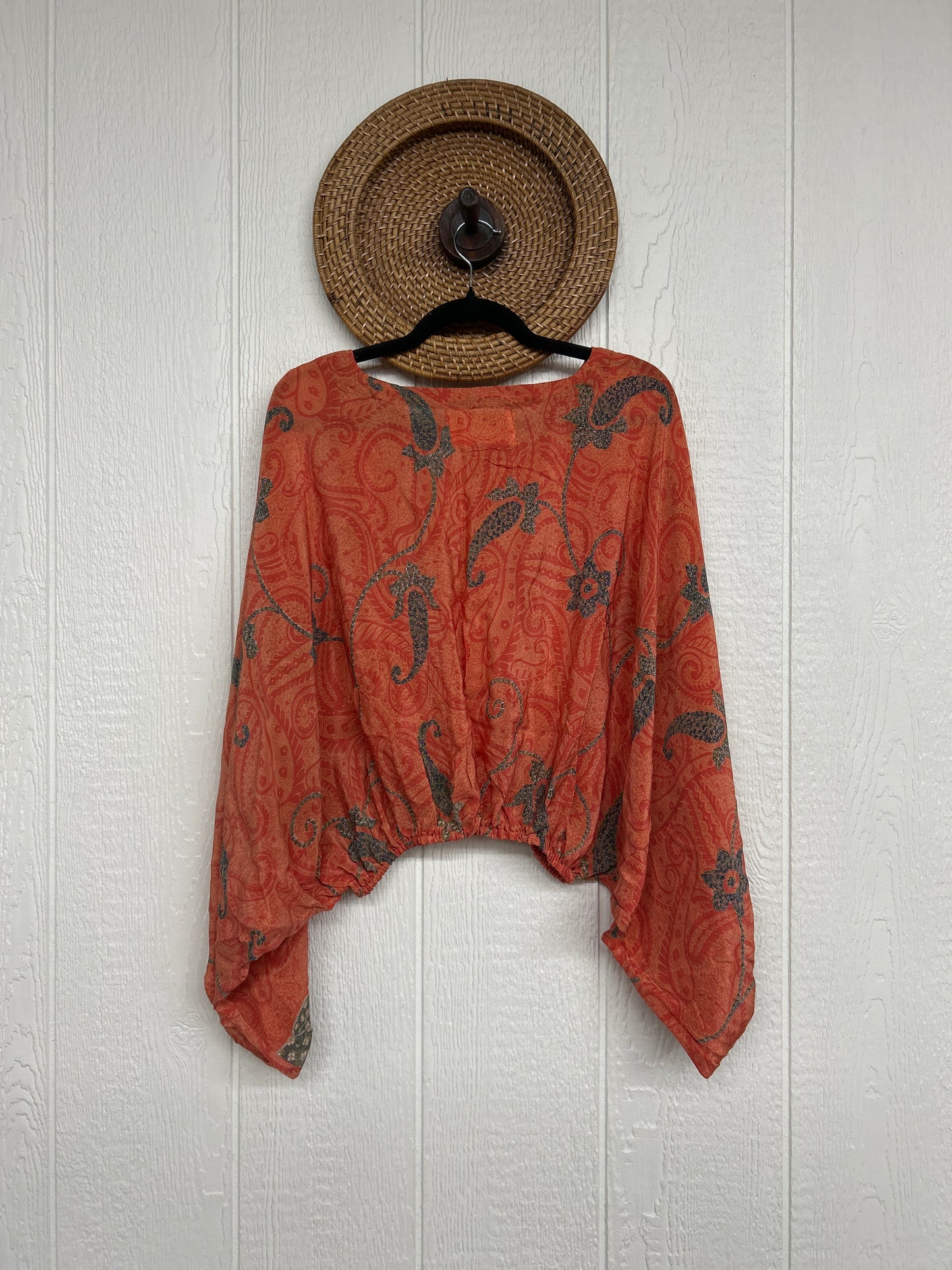 Crepe Sari Luna Crop Top 0126 079