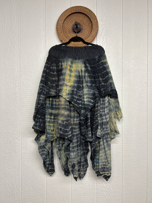 Pareo Kantha Pixie Skirt 0526 009