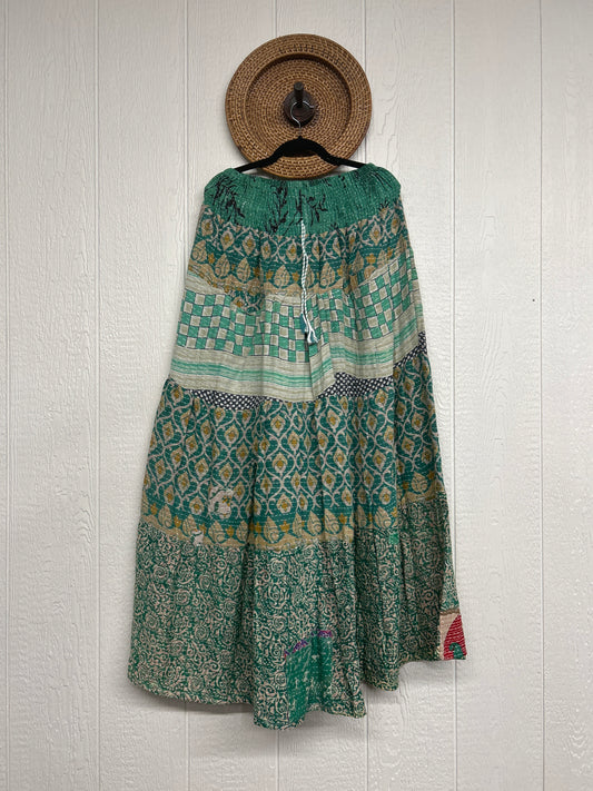 Pareo Kantha Lotus Maxi Skirt 0826 094