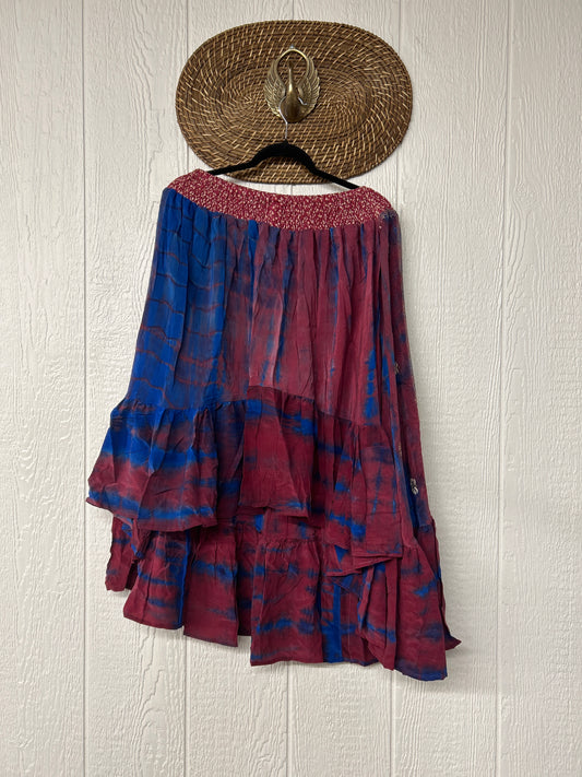 Crepe Sari Dahlia Skirt 1026 121