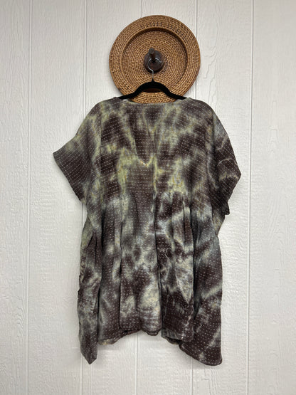 Pareo Kantha Daydreamer Button Down Mini  0526 022