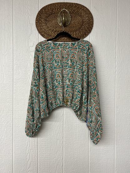 Crepe Sari Luna Crop Top 0126 241