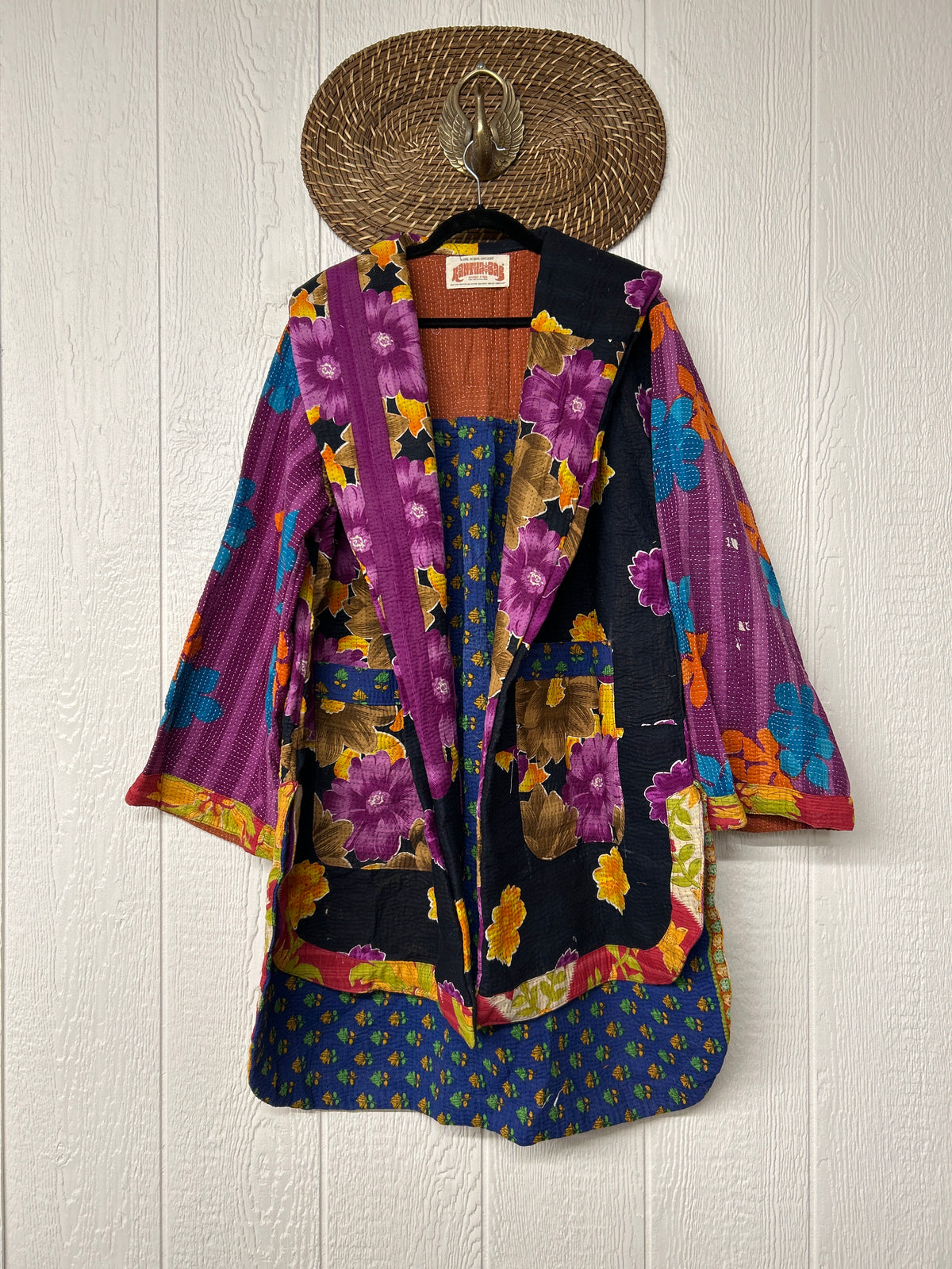 Fine Kantha Drifter Coat 1026 180