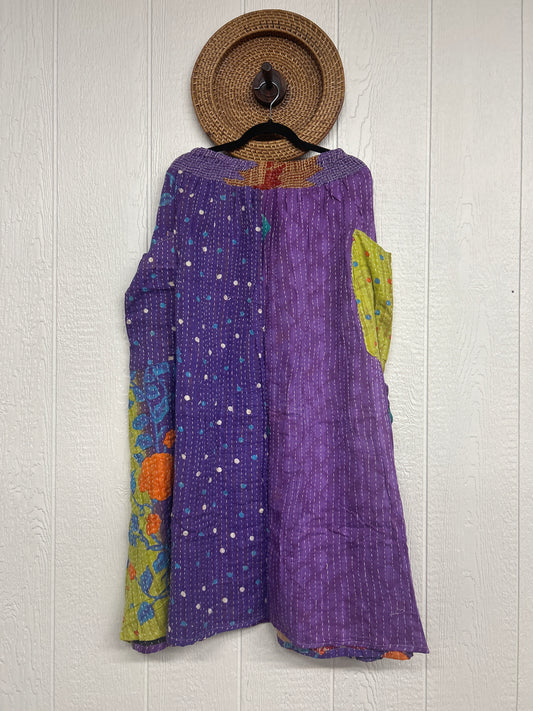 Pareo Kantha Butterfly Cargo Skirt 0426 218